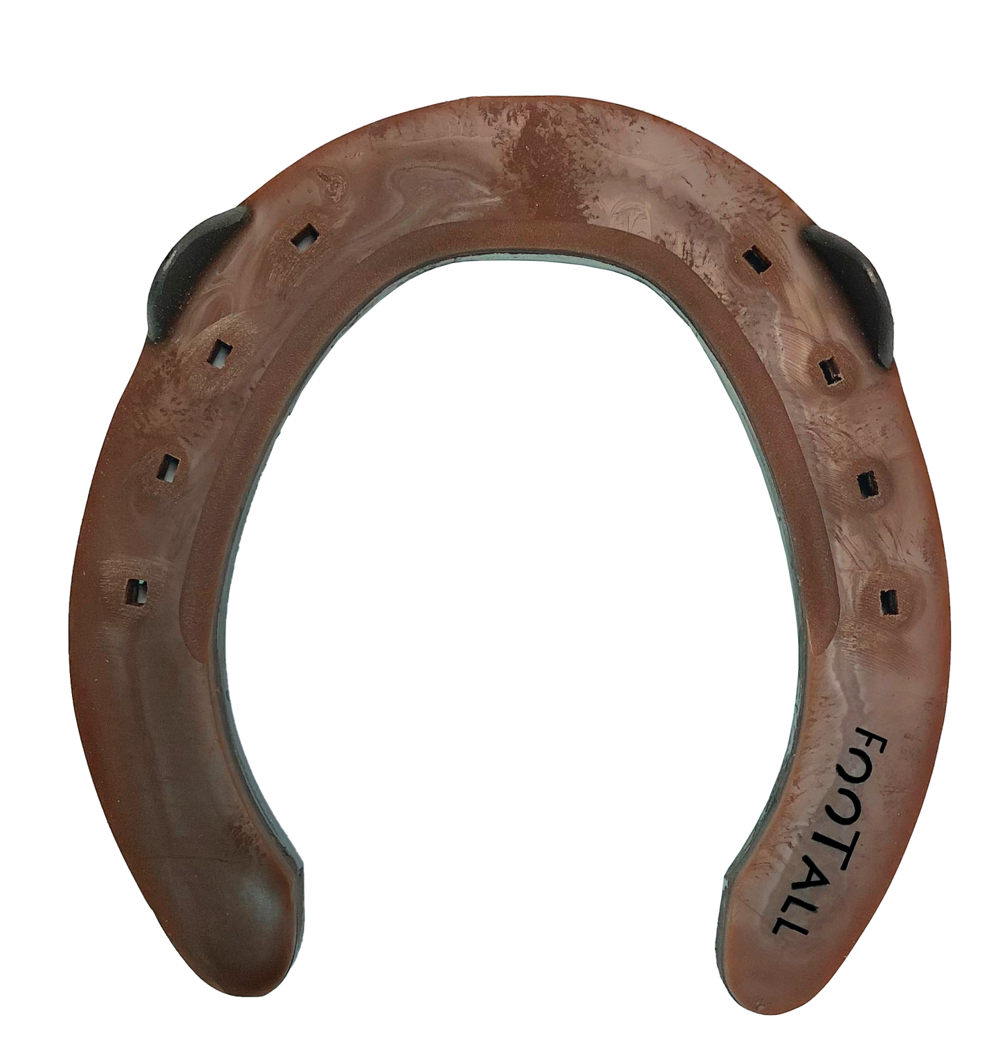 Shock absorbing horseshoes