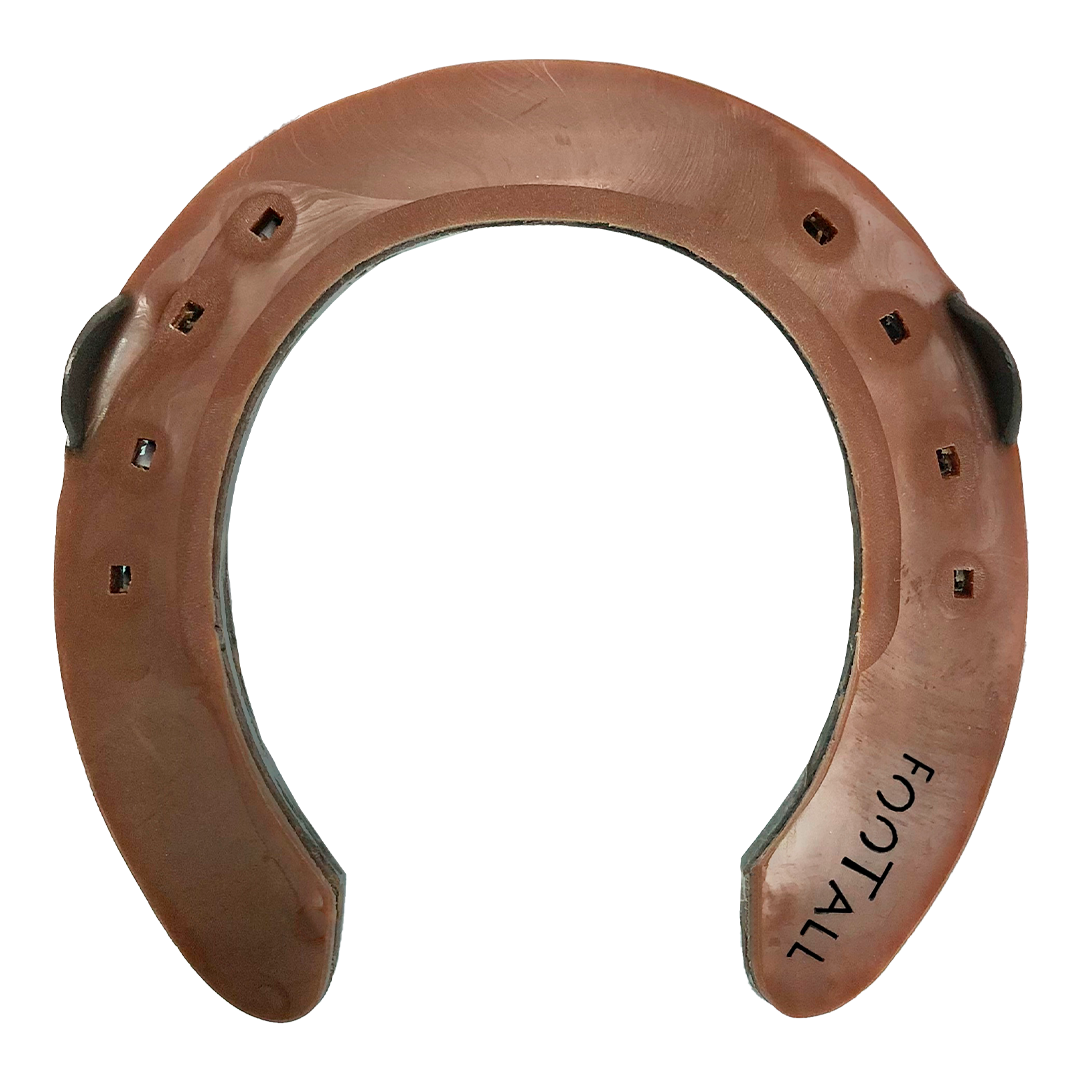 Front shock absorbing horseshoes with 2 clips